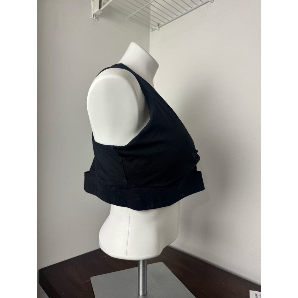 Fabletics Sports Bra w/Twist Front Black 2X NWOT - Picture 4 of 7